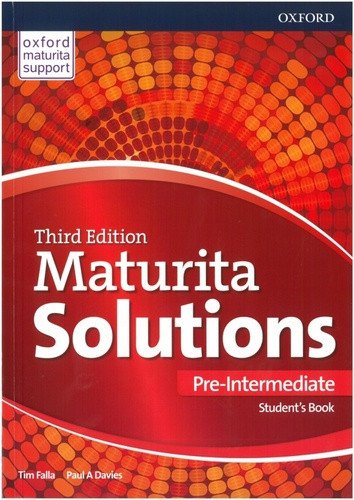 Maturita Solutions Pre-Intermediate Students Book 3rd CZEch Edition – Falla Tim