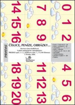 Číslice peníze obrázky - pro 1 ročník