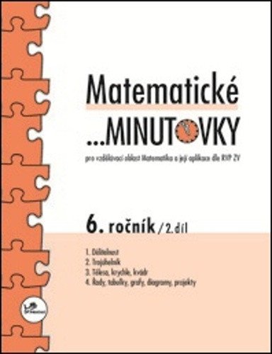 Matematické minutovky pro 6 ročník 2 díl – Hricz Miroslav