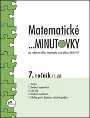 Matematické minutovky pro 7 ročník  1 díl – Hricz Miroslav