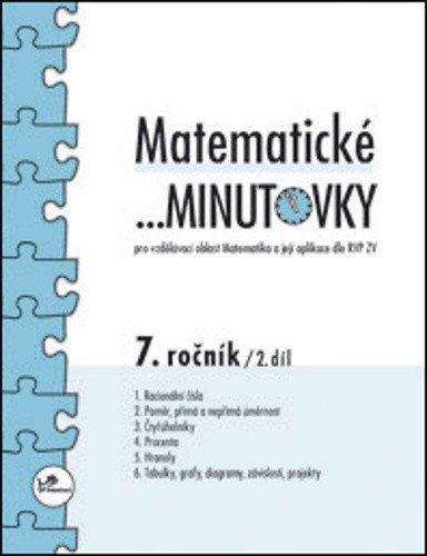 Matematické minutovky pro 7 ročník  2 díl – Hricz Miroslav