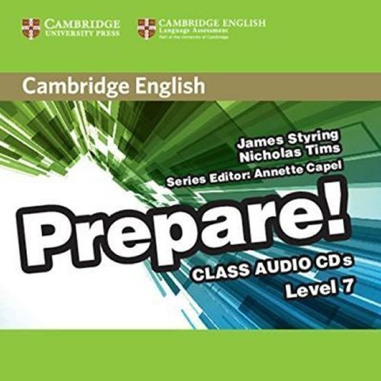 Prepare 7 Class Audio CDs 3 – Styring James