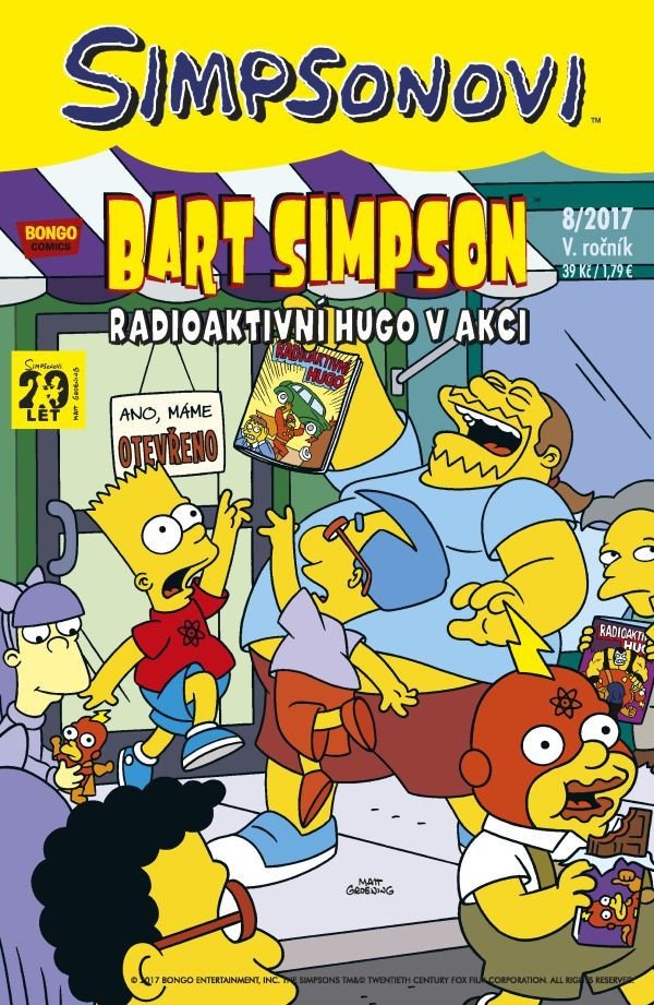 Simpsonovi - Bart Simpson 82017 - Radioaktivní Hugo v akci – Groening Matt