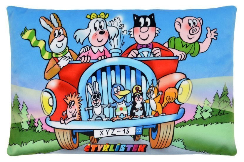 Čtyřlístek - Polštář Auto32x21 cm