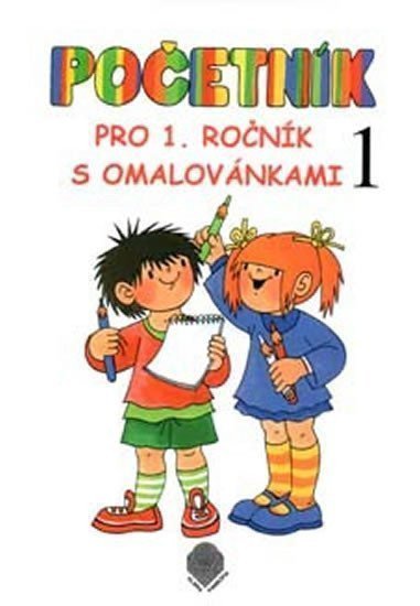 Početník pro 1 ročník s omalovánkami 1 díl - Číslice1 2 3 4