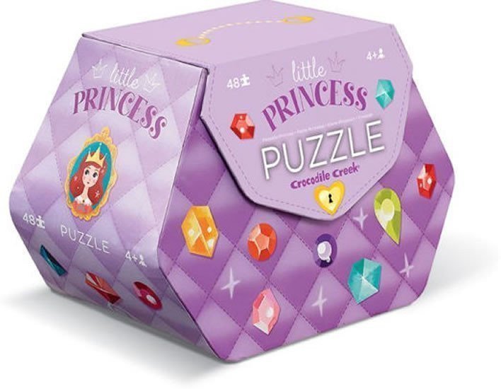 Puzzle truhlička Little PrincessMalá princezna 48 dílků