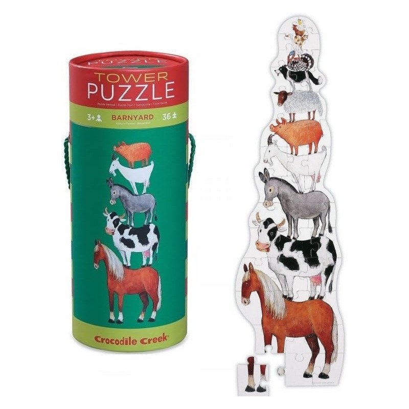Tower Puzzle BarnyardStatek 36 dílků