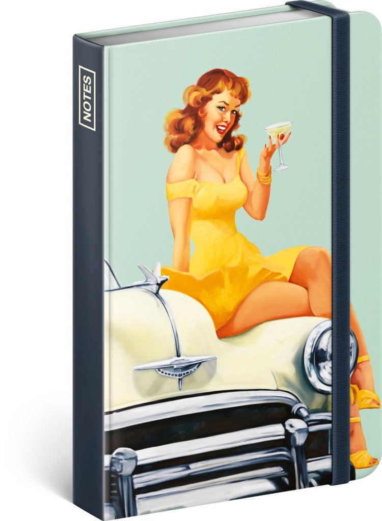 Notes - Pin-up girls linkovaný 105 x 158 cm