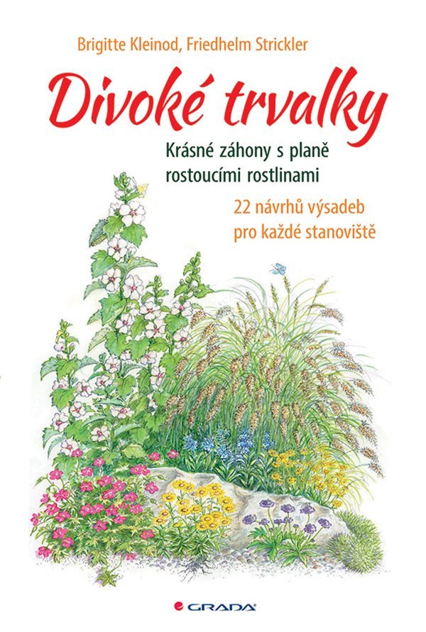 Divoké trvalky - Krásné záhony s planě rostoucími rostlinami 22 návrhů výsadeb pro každé stanoviště – Kleinod Brigitte