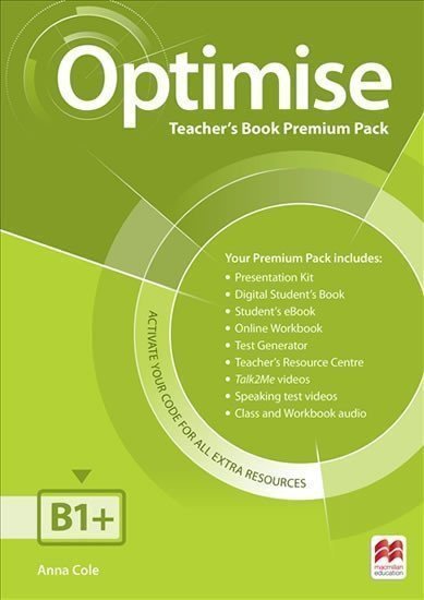 Optimise B1 Teachers Book Premium Pack – Cole Anna