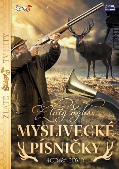 Šlágr hit - Zlatý výběr - Myslivecké písničky - 4 CD  2 DVD