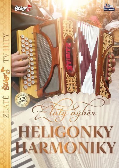 Šlágr hit - Zlatý výběr -Heligonky harmoniky - 4 CD  2 DVD