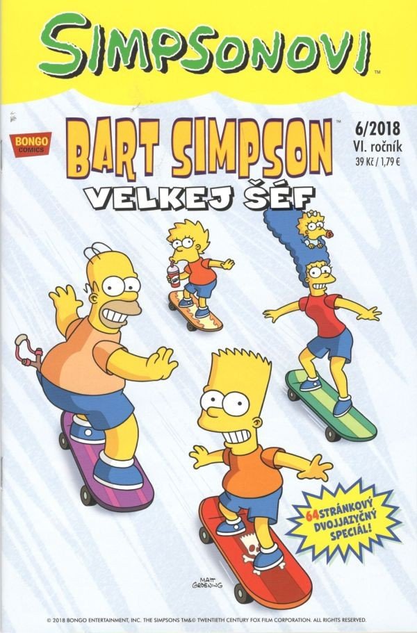 Simpsonovi - Bart Simpson 62018 - Velkej šéf – group of authors