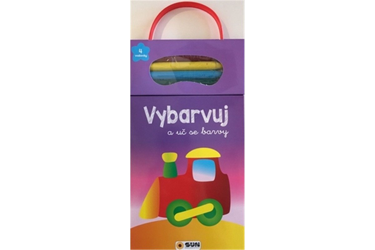 Vláček - Vybarvuj a uč se barvy