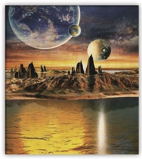 Obraz dřevěný Cosmic 450x520