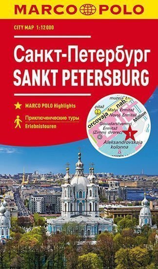 Sankt Petersburg 112 000  mapa města lamino