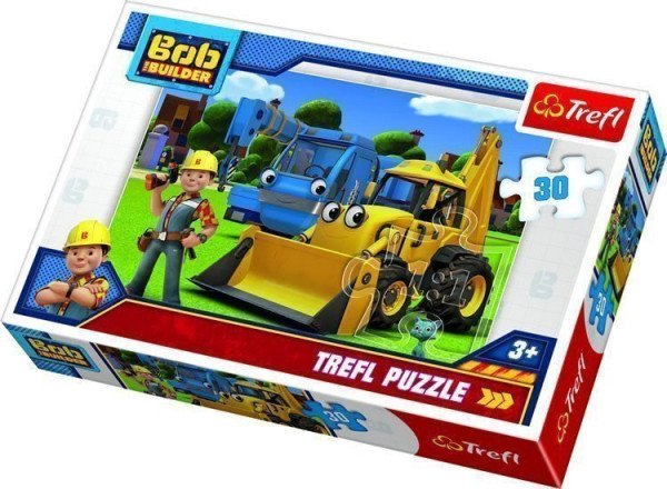 Trefl Puzzle Bořek Stavitel a jeho pomocníci / 30 dílků