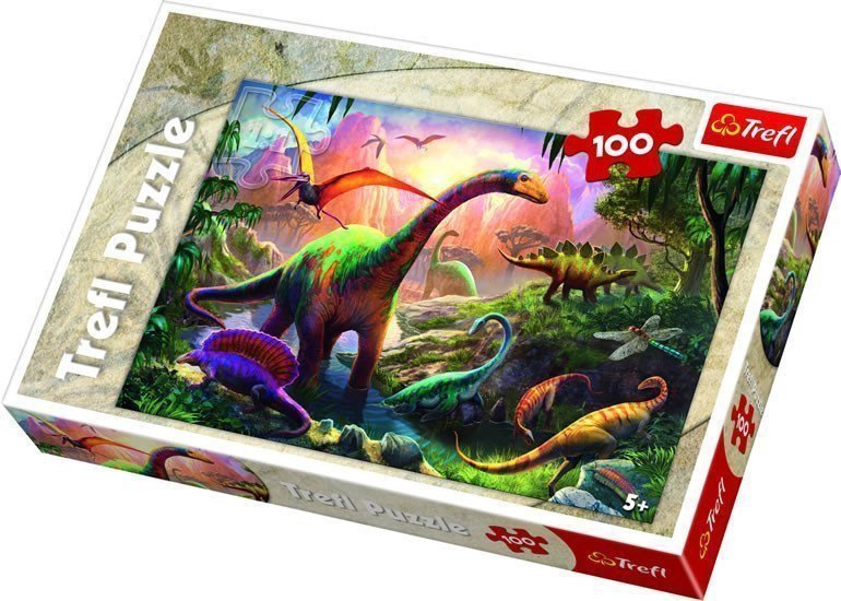 Trefl Puzzle Svět dinosaurů  100 dílků