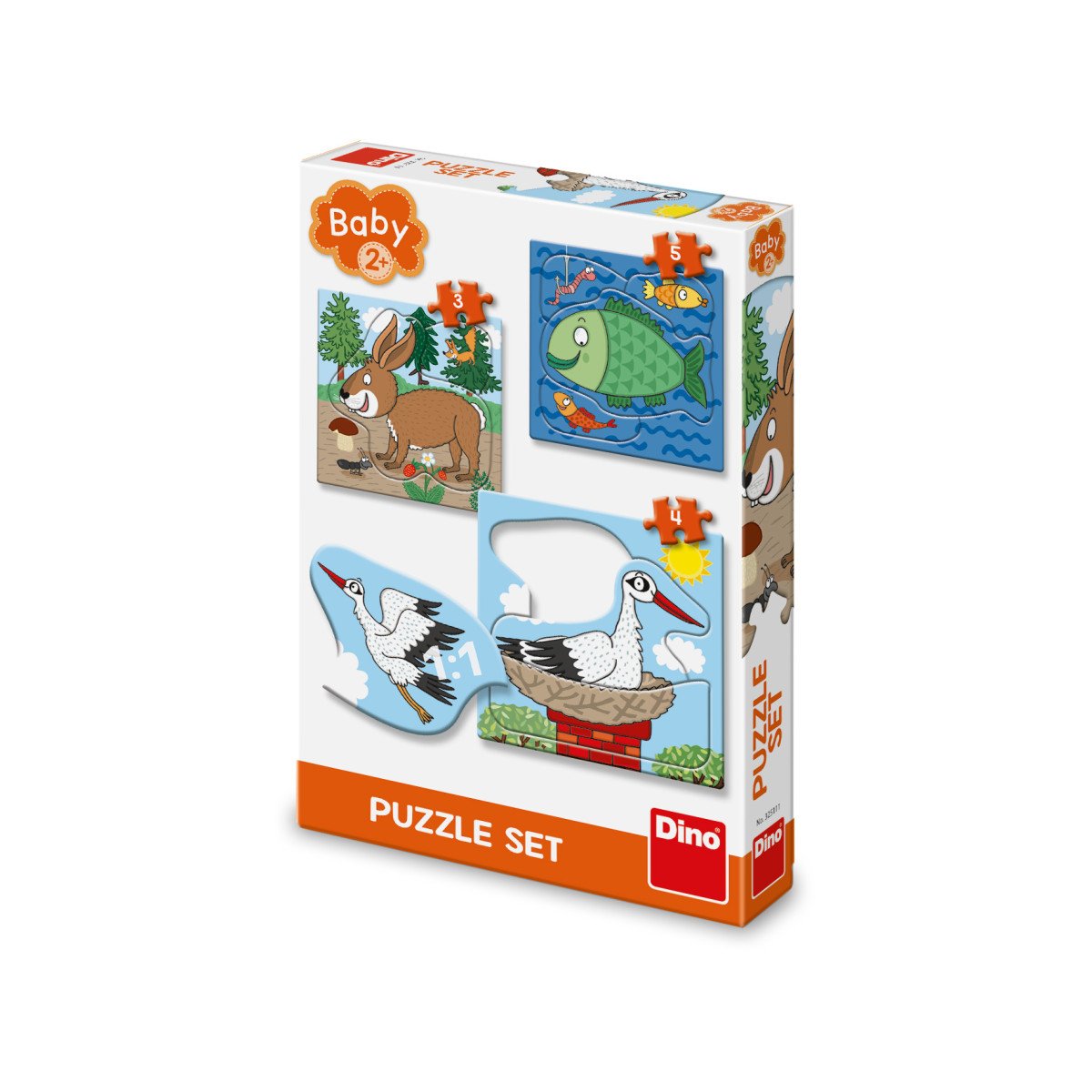 Zvířátka - Kde žijí baby puzzle set