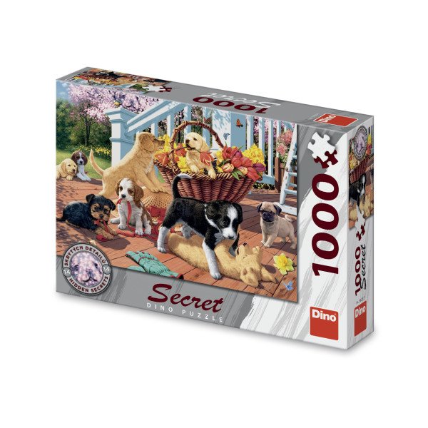 Štěňata: secret collection puzzle 1000 dílků