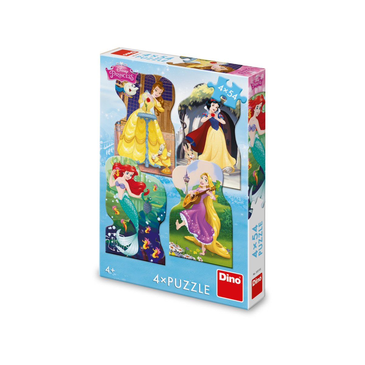 Disney Princezny a kamarádi puzzle 4x54 dílků