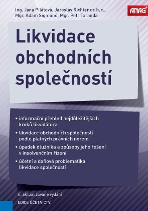 Likvidace obchodních společností 2018 – Pilátová Jana
