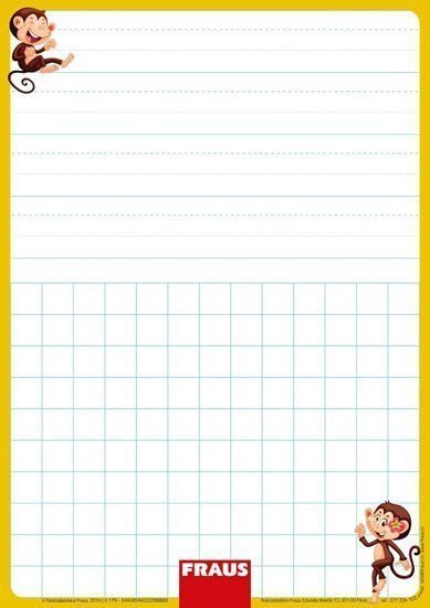 Stíratelná tabulka pro 1 ročník - vázané písmo