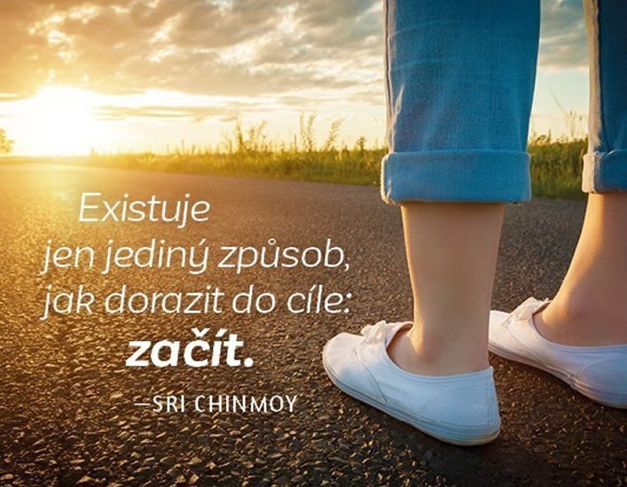 Magnet na lednici - Existuje jen jediný způsob jak dorazit do cíle začít