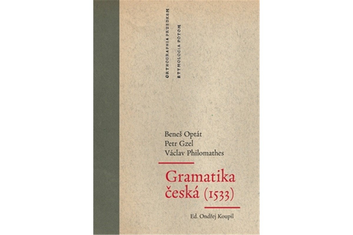 Gramatika česká 1533 – Optát Beneš