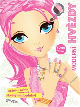 Moderní hvězdy - Ozdob si nehty skvělými doplňky  200 nálepek