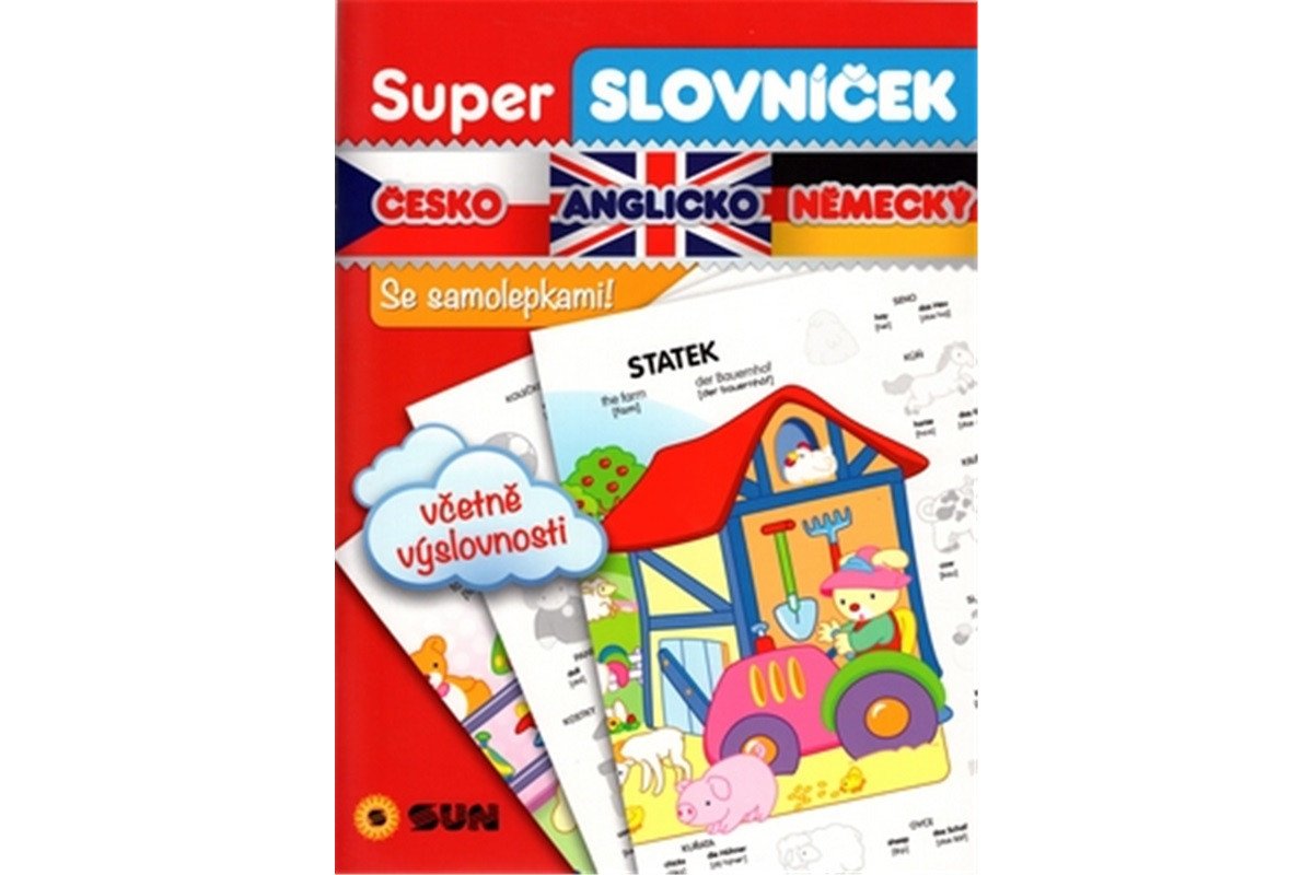 Super slovníček Aj-Nj-Čj se samolepkami