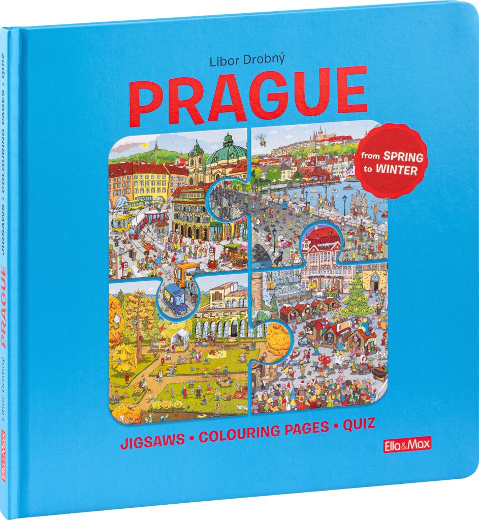 PRAGUE - Puzzles Colouring Quizzes – Drobný Libor