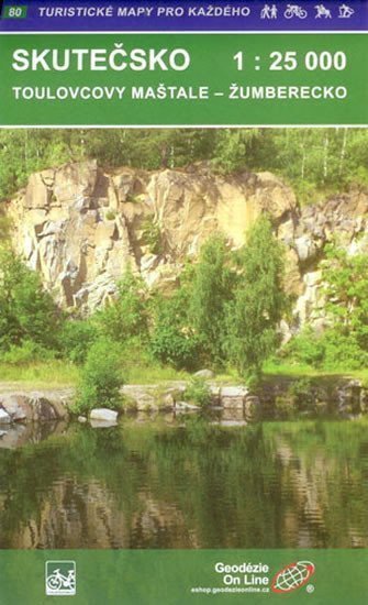 Skutečsko Toulovcovy maštale-Žumberecko 1  25 000  80 Turistické mapy pro každého