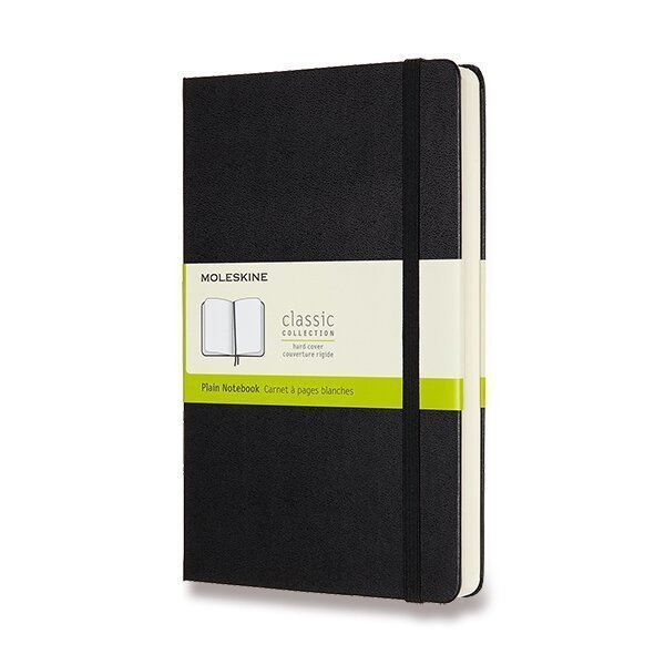 Zápisník Moleskine Expanded - tvrdé desky L čistý - černý