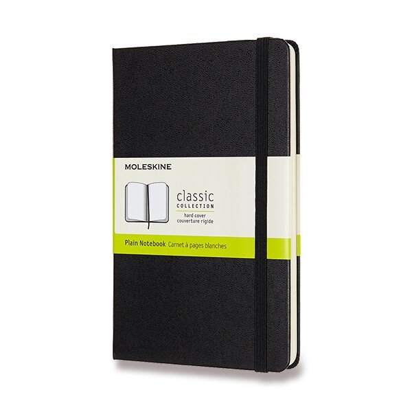 Zápisník Moleskine - tvrdé desky M čistý - černý