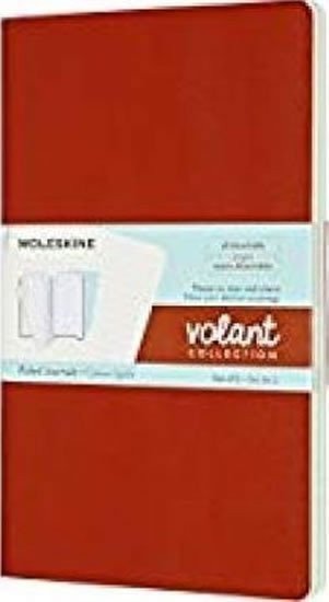 Sešity Moleskine Volant - měkké desky L linkované 2 ks výběr barev - oranžový modrý