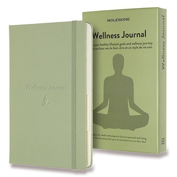 Zápisník Moleskine Passion Wellness Journal - tvrdé desky - L zelený