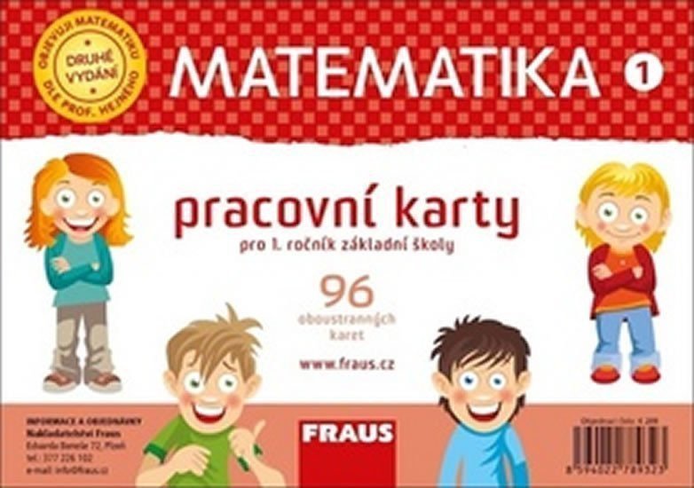 Matematika 1 - Pracovní karty pro 1 ročník ZŠ