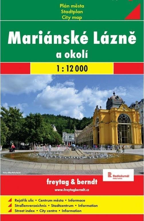 Mariánské Lázně mapa 112 000