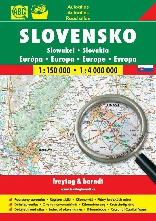 Slovensko autoatlas 1150 0000 A4 spirála