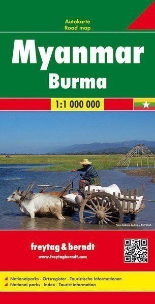 AK 182 Myanmar - Burma 11 000 000  automapa