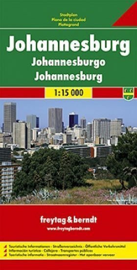 PL 501 Johannesburg 115 000  plán města