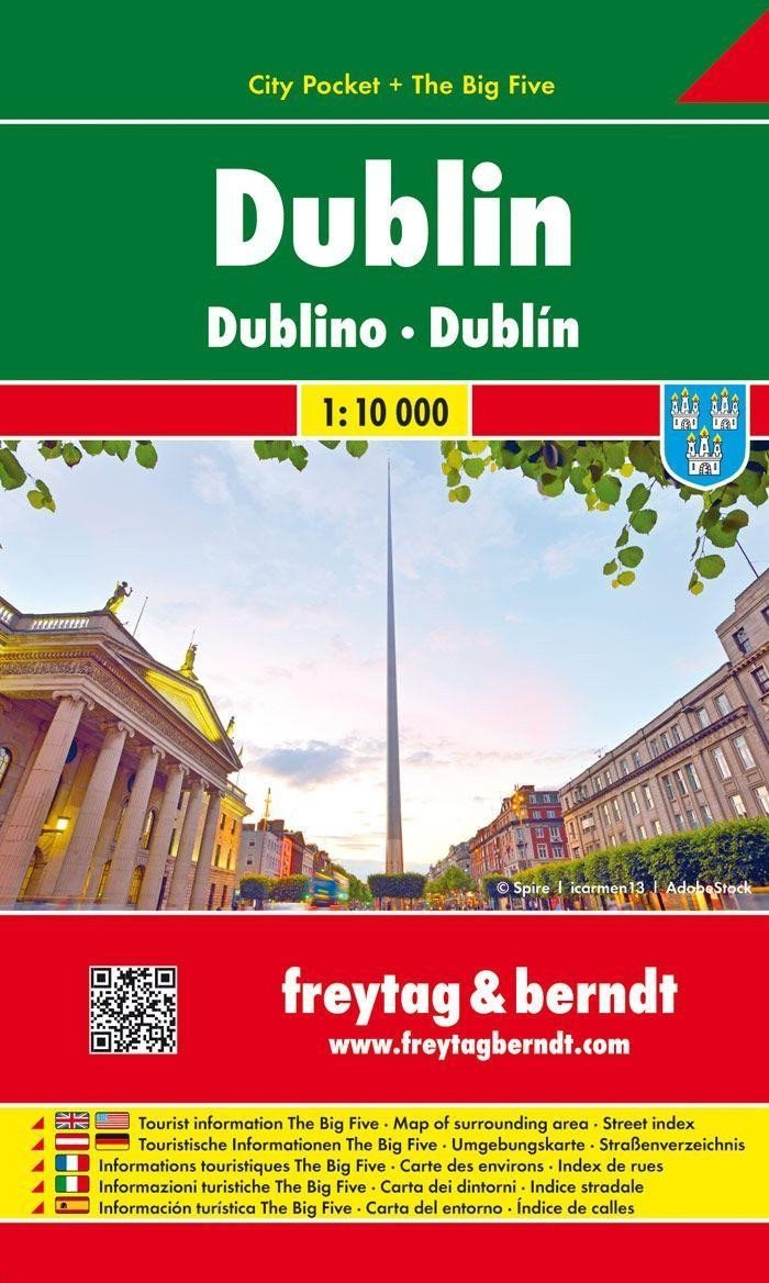 PL 95 CP Dublin 110 000  kapesní plán města