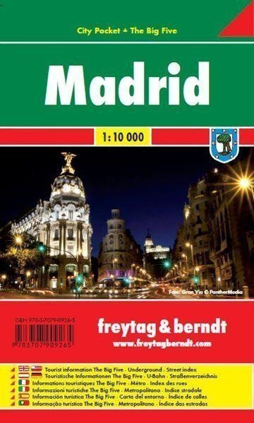 PL 106 CP Madrid 110 000  kapesní plán města