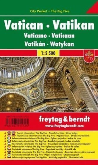 SCV 1 CP Vatikán 12 500  kapesní plán města