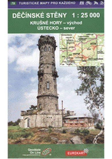Děčínské stěny 125T 79 Turistické mapy pro každého