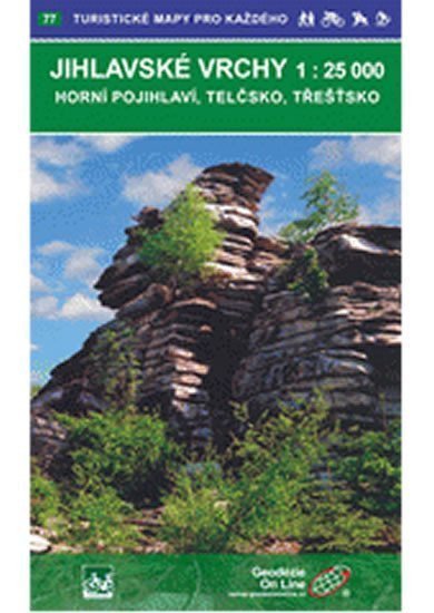 Jihlavské vrchy 125T 77 Turistické mapy pro každého