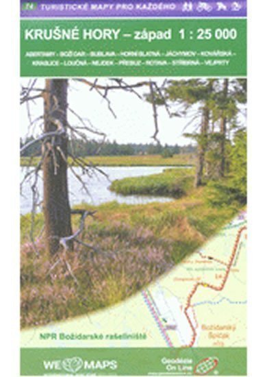 Krušné hory-západ 125T 74 Turistické mapy pro každého