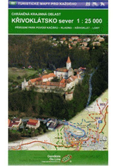 Křivoklátsko-sever 125T 88 Turistické mapy pro každého