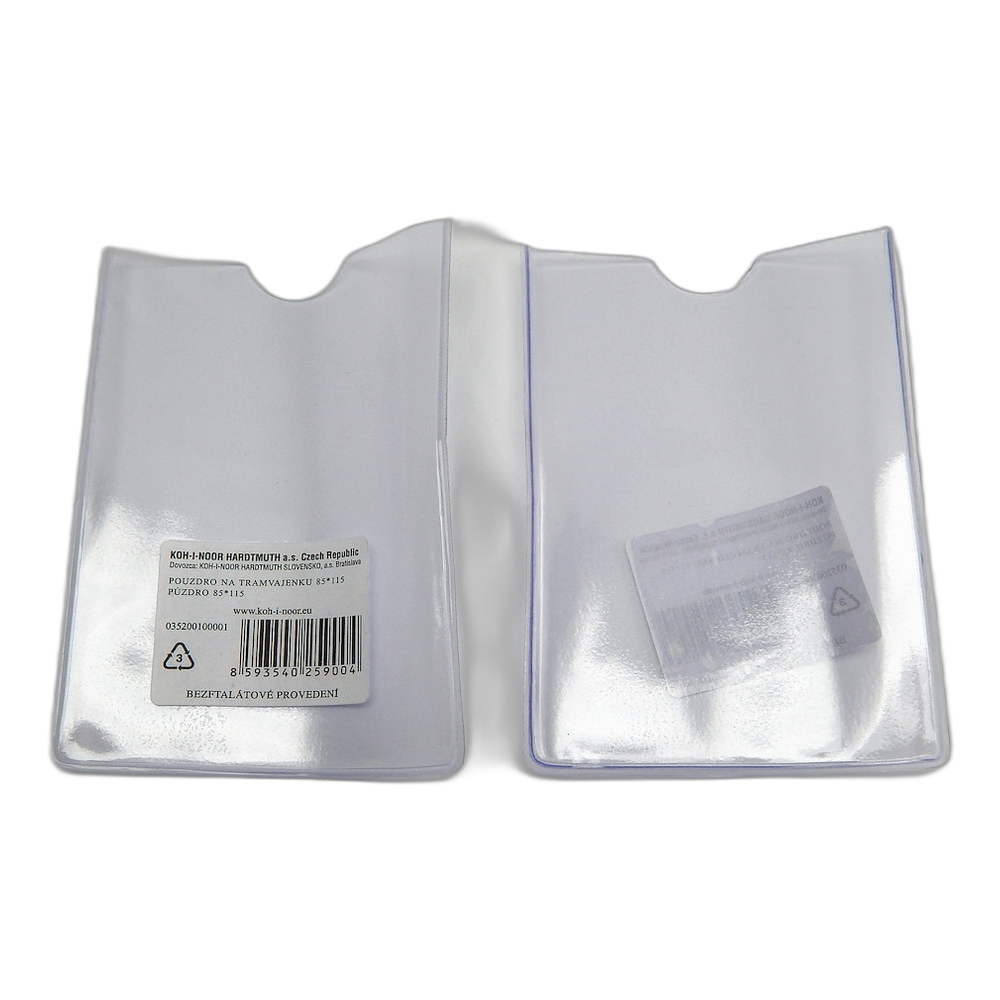 Koh-i-Noor Transparent Holder 352001 for Transit Pass 85x115 mm